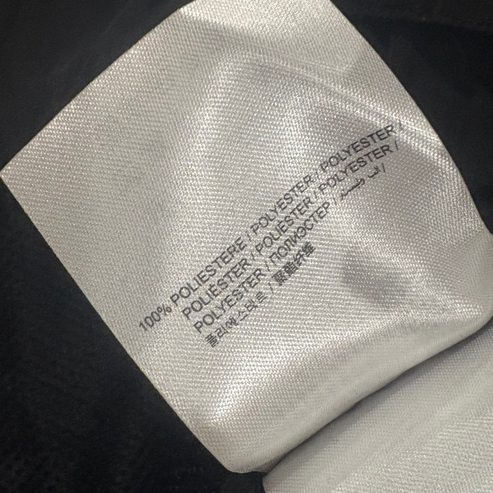 Moncler‎ Coignet Giubbotto Black Mesh Hooded Jacket Womens Peplum Coat Size 0 - Picture 9 of 13